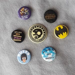 Hot topic pins